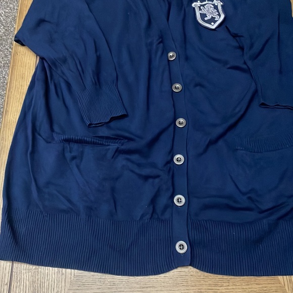 Melissa McCarthy Seven Size 3x Navy Cardigan - Picture 2 of 8